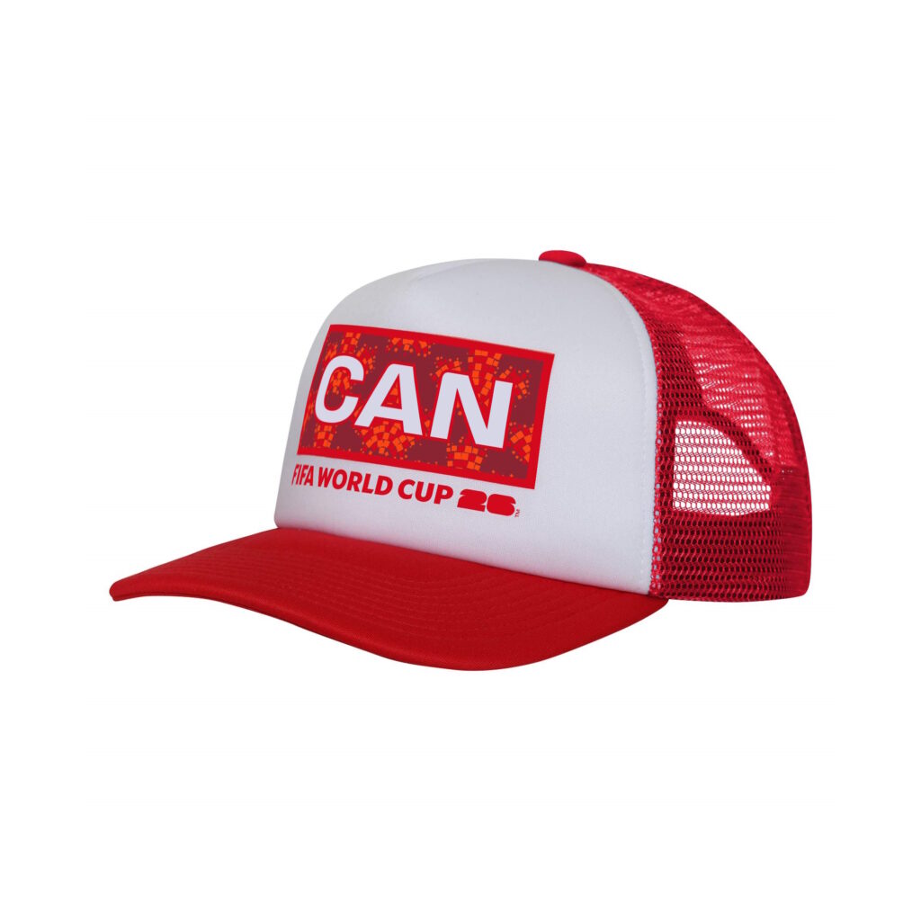 CANADA - 2026 FIFA WORLD CUP RED & WHITE TRUCKER HAT