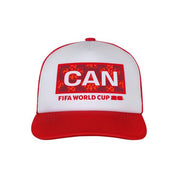 CANADA - 2026 FIFA WORLD CUP RED & WHITE TRUCKER HAT