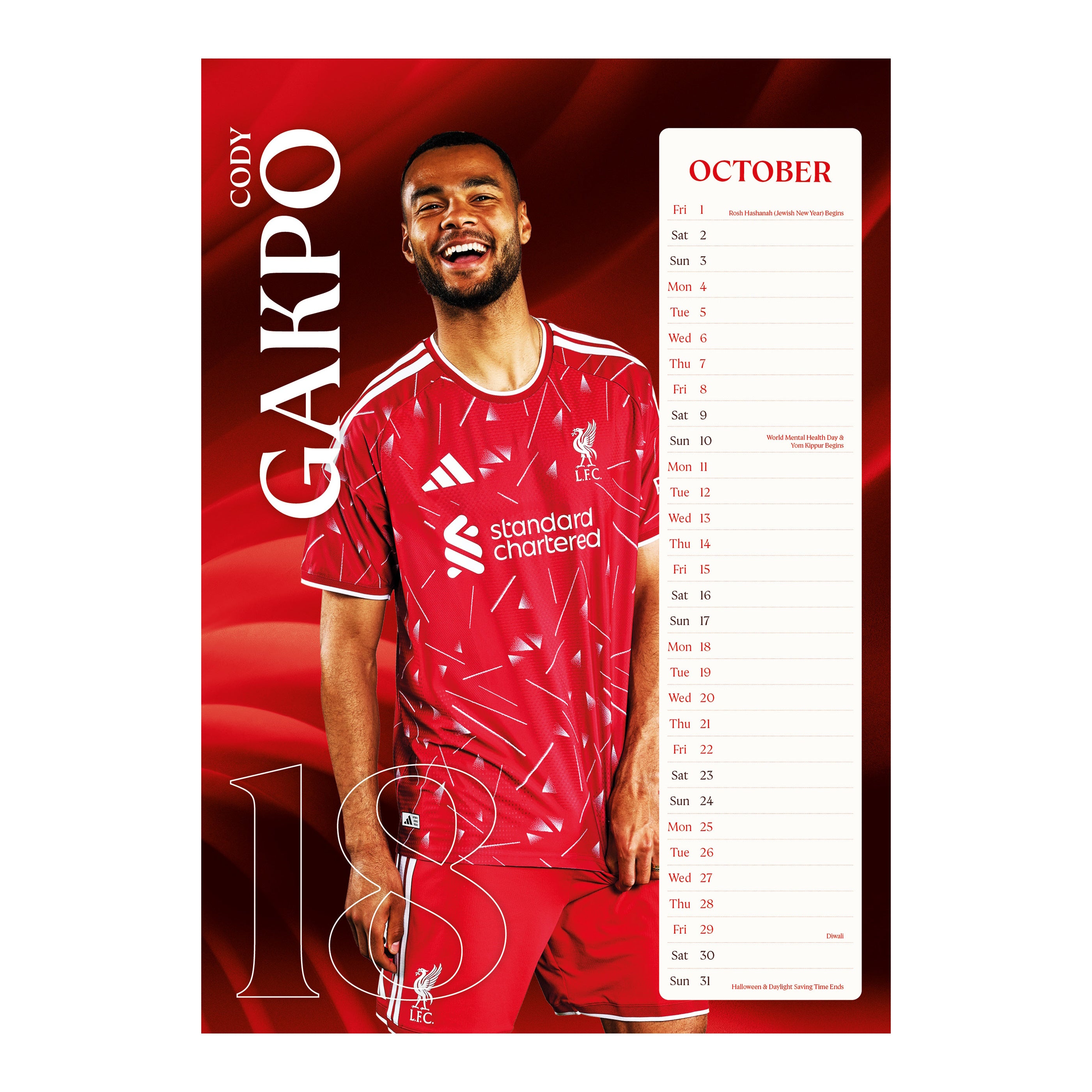LIVERPOOL – 2027 CALENDAR (IN STOCK NOV 9)