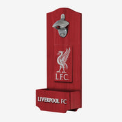 LIVERPOOL - WOODEN BOTTLECAP OPENER WITH CAP CATCHER SIGN