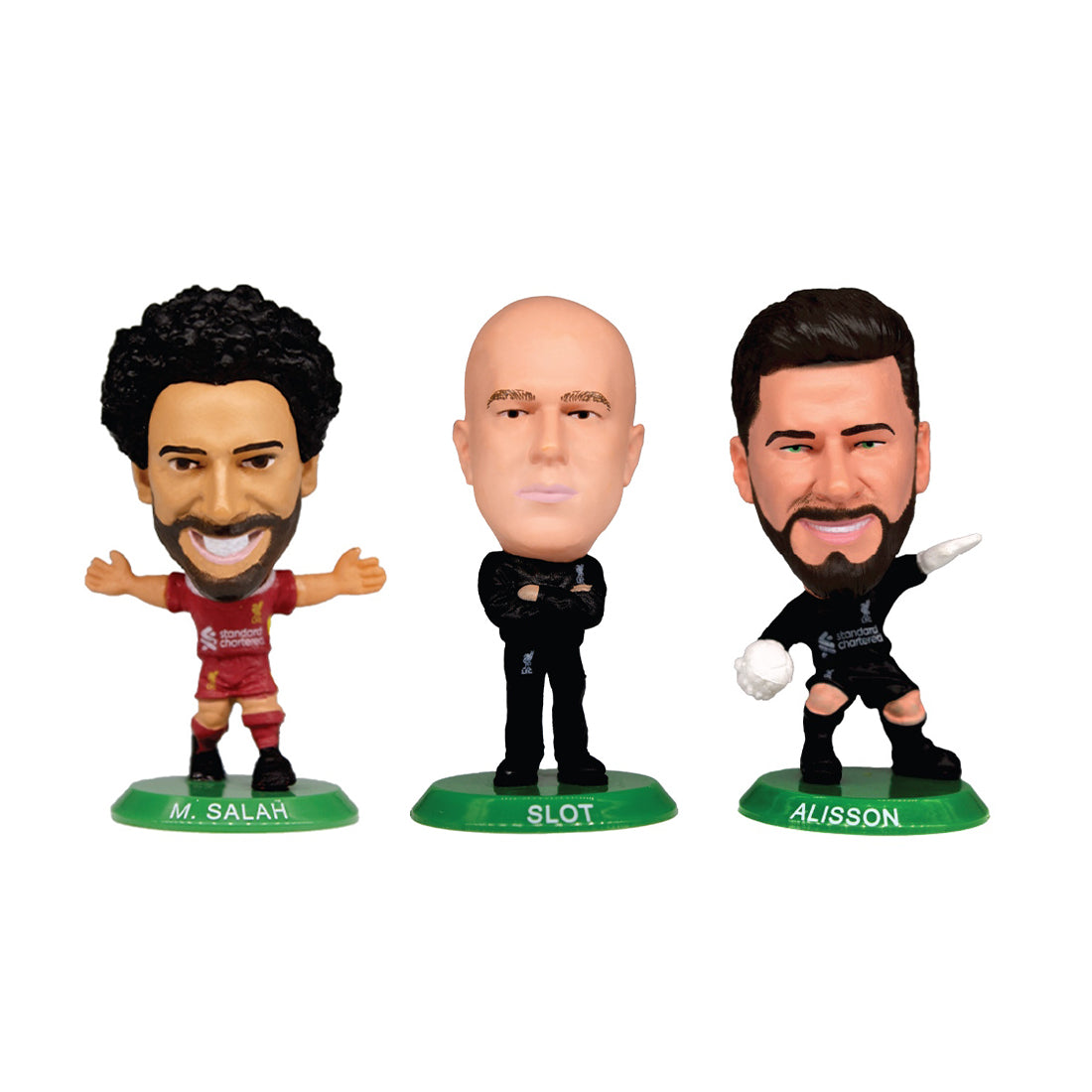 LIVERPOOL - SALAH, ALISSON & SLOT DREAM TEAM SOCCERSTARZ SET (3-PACK)