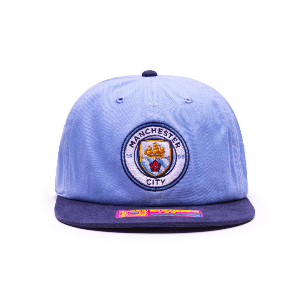 MANCHESTER CITY - SWINGMAN FLAT PEAK SNAPBACK HAT (FAN INK)