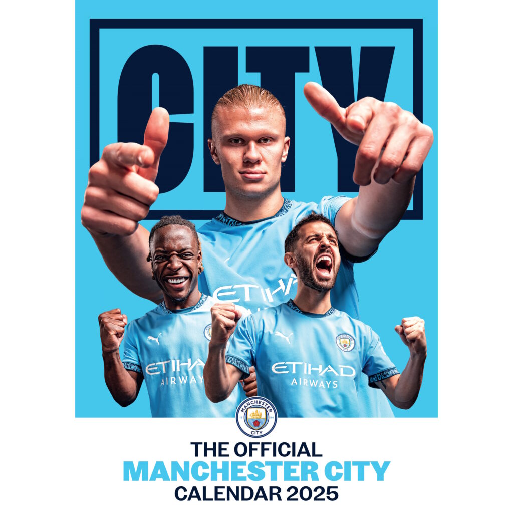 MANCHESTER CITY – 2025 CALENDAR (PREORDER - IN STOCK NOV 1)