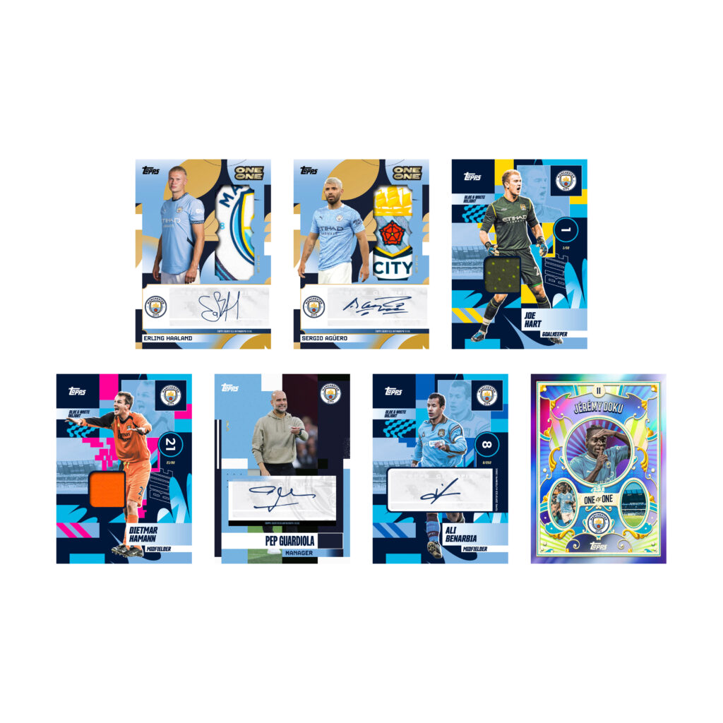 2024-25 TOPPS MANCHESTER CITY TEAM SET - BOX (30 CARDS)