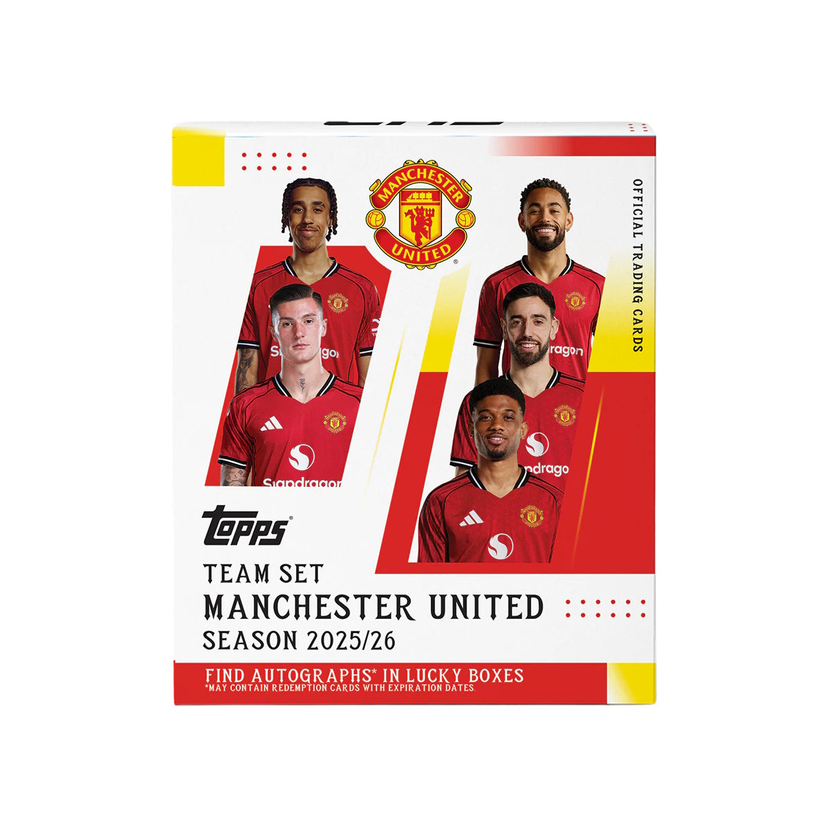 2025-26 TOPPS MANCHESTER UNITED TEAM SET - BOX (30 CARDS)