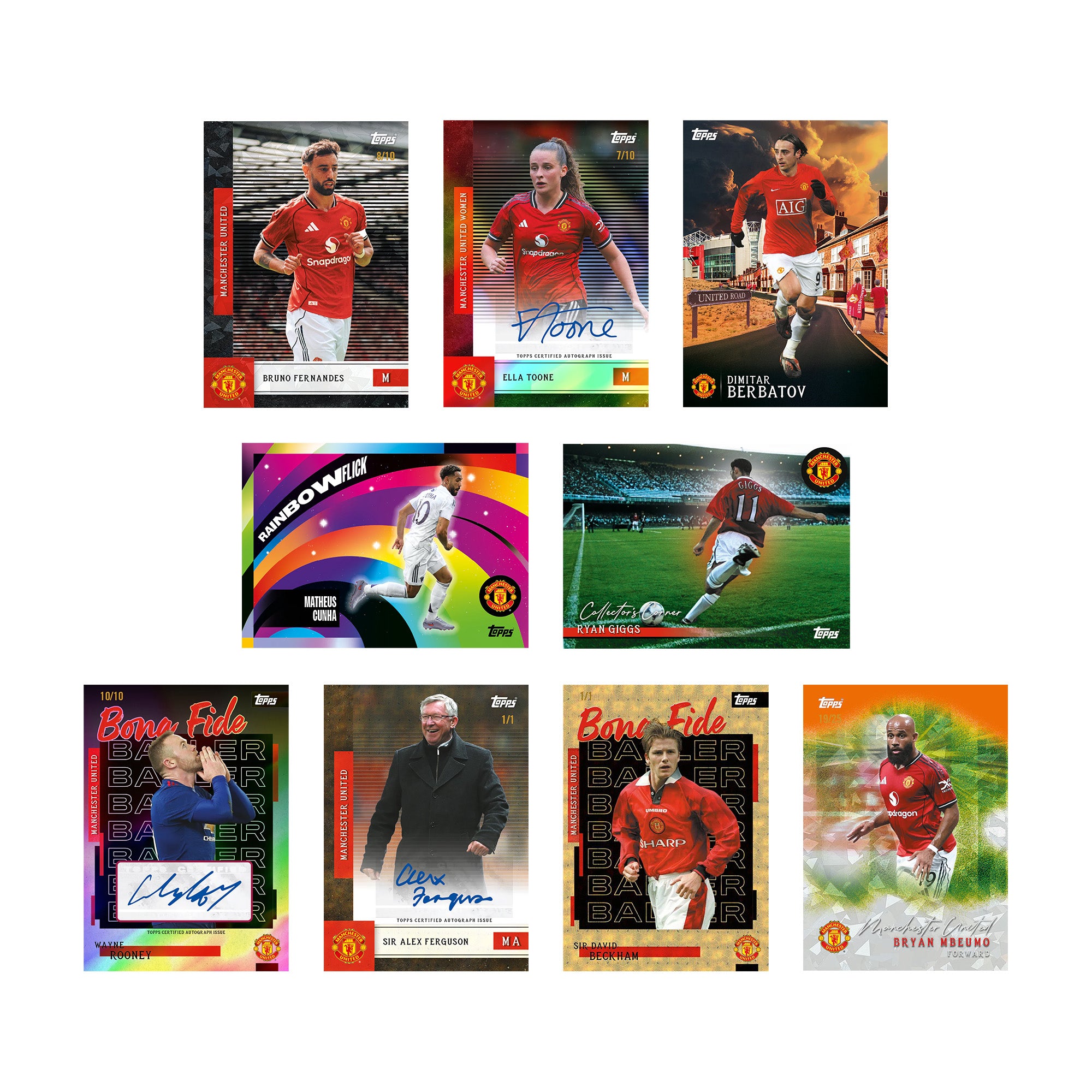 2025-26 TOPPS MANCHESTER UNITED TEAM SET - BOX (30 CARDS)