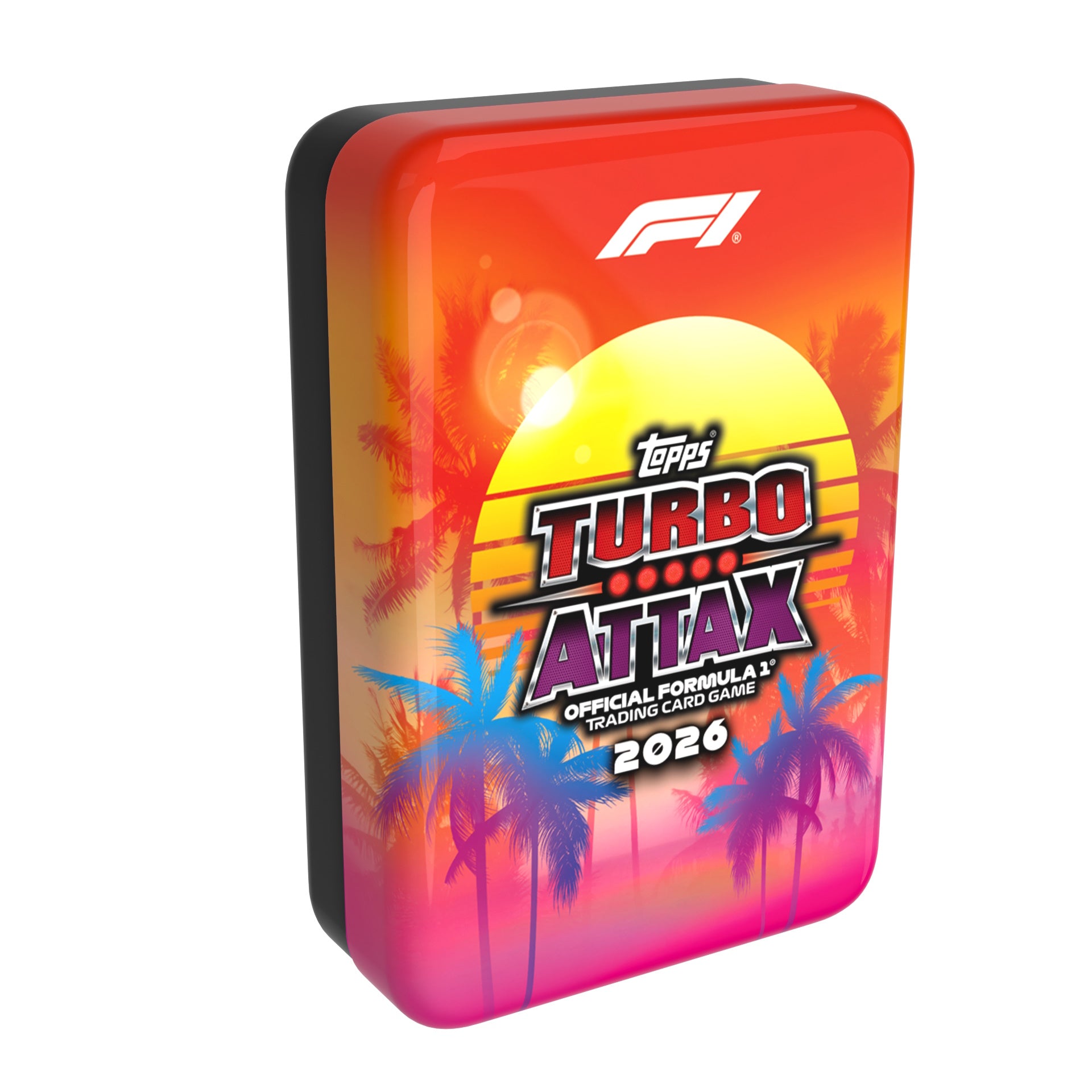 2026 TOPPS TURBO ATTAX FORMULA 1 CARDS – MEGA TIN 2-PACK SET (96 CARDS + 8 EXCLUSIVES) (IN STOCK AUG 31)