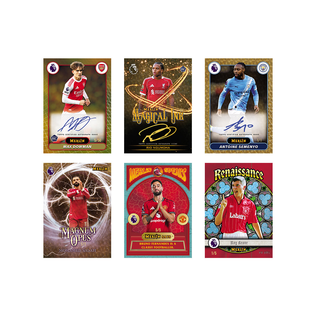 2026 TOPPS MERLIN PREMIER LEAGUE CARDS – VALUE BLASTER BOX (28 CARDS)