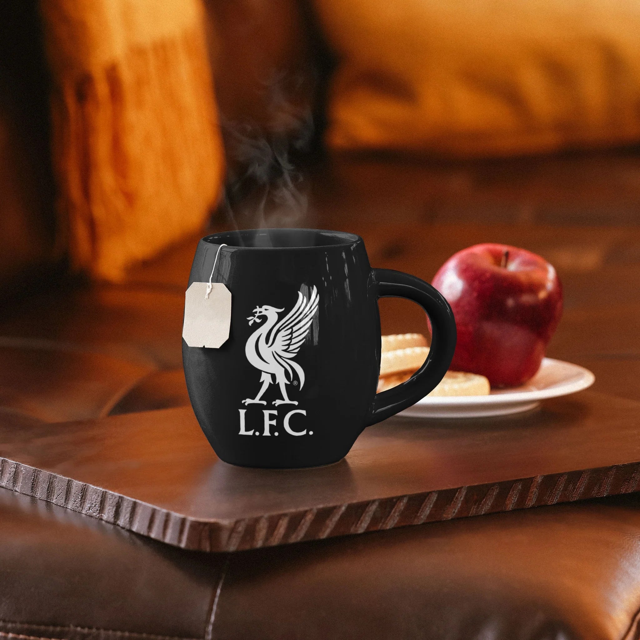 LIVERPOOL - BLACK JUMBO TEA TUB MUG (17 OZ) (IN STOCK MAR 27)