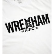 WREXHAM - WHITE LOGO T-SHIRT