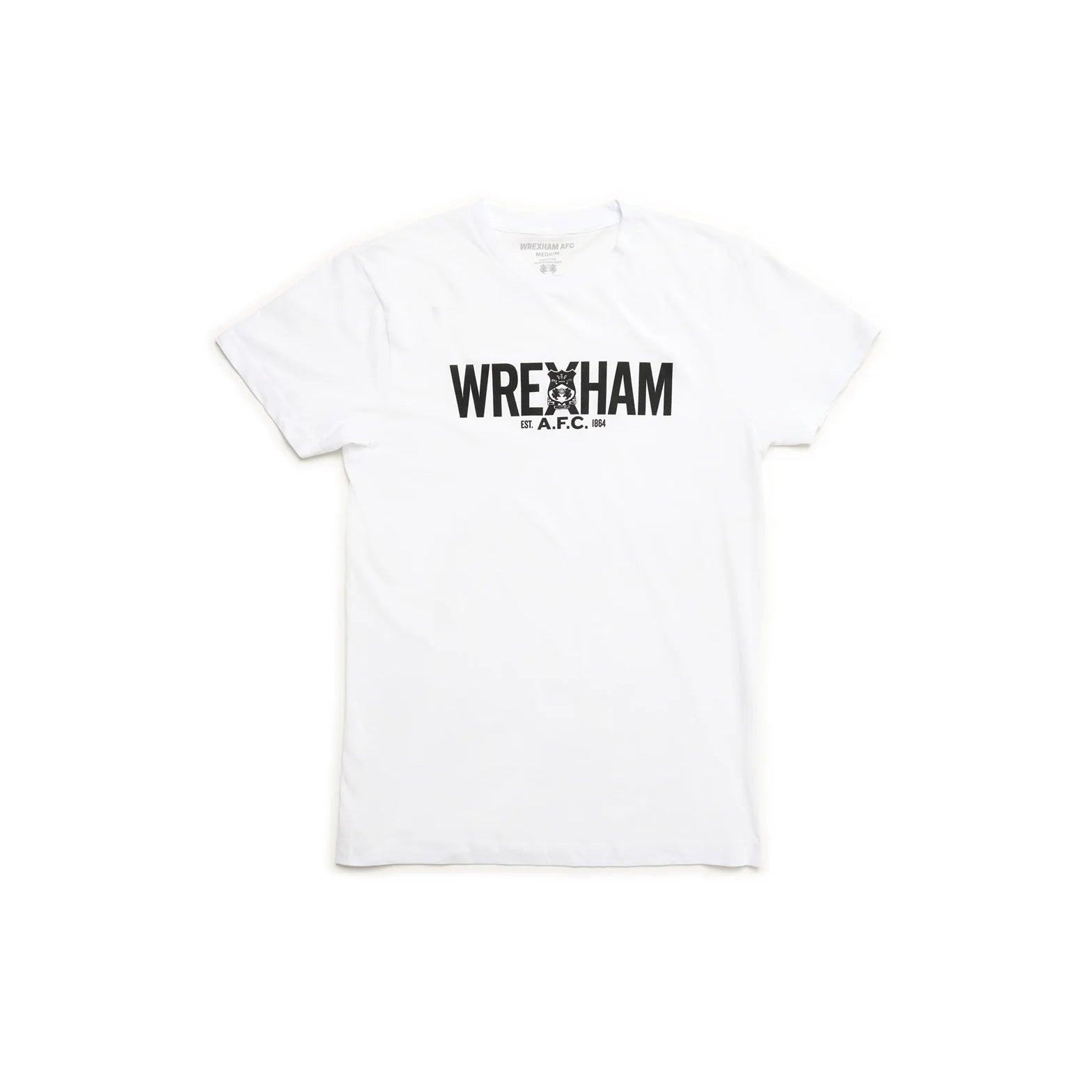 WREXHAM - WHITE LOGO T-SHIRT