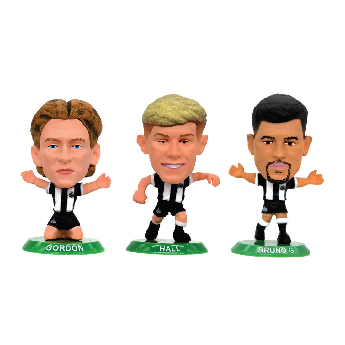 NEWCASTLE UNITED - GORDON, HALL & GUIMARAES SOCCERSTARZ SET (3-PACK)