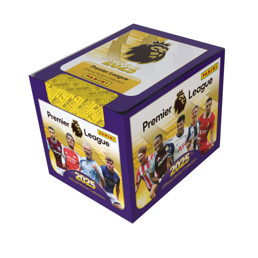 2024-25 PANINI PREMIER LEAGUE STICKERS - 50-PACK BOX (250 STICKERS)
