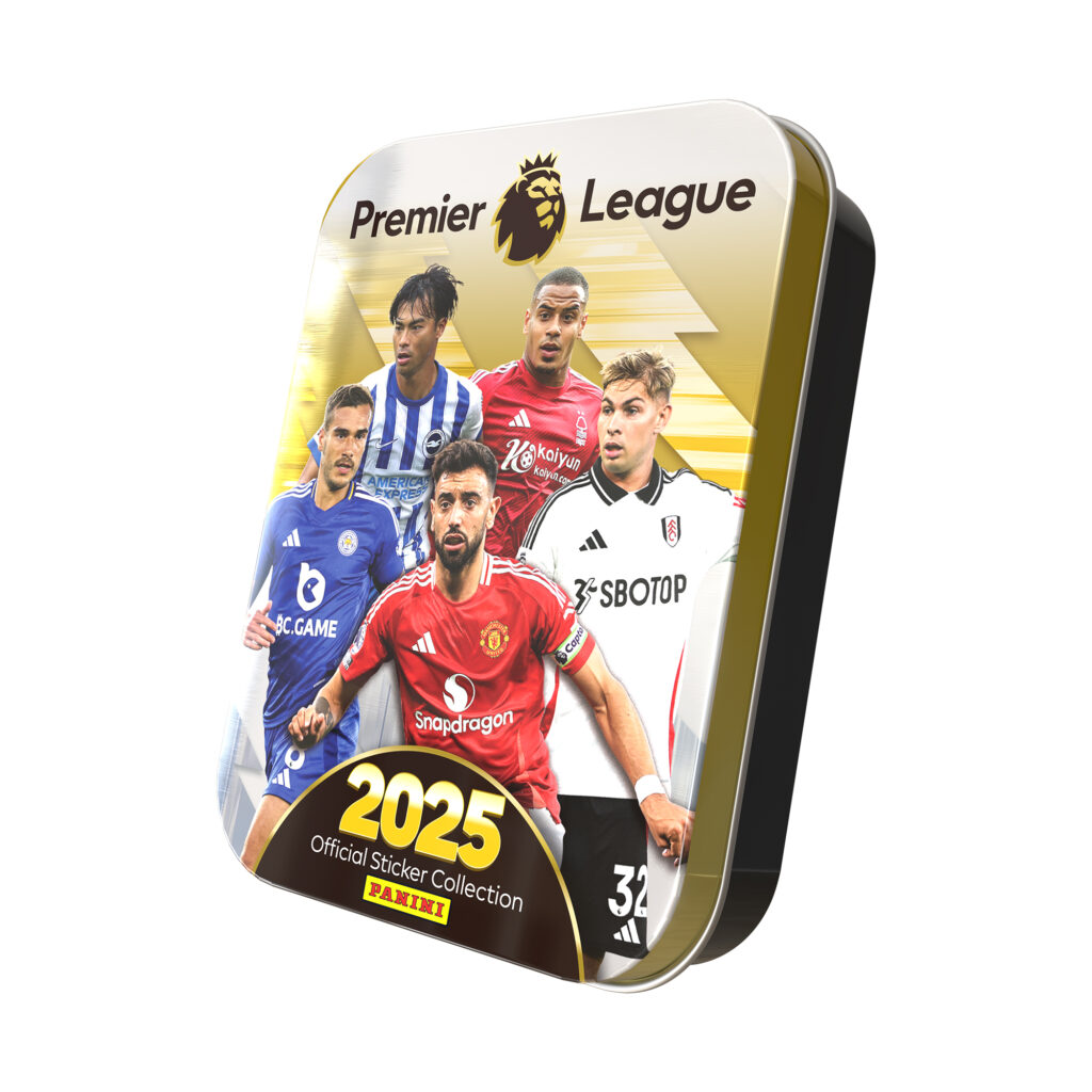 2024-25 PANINI PREMIER LEAGUE STICKERS - POCKET TIN (50 STICKERS)