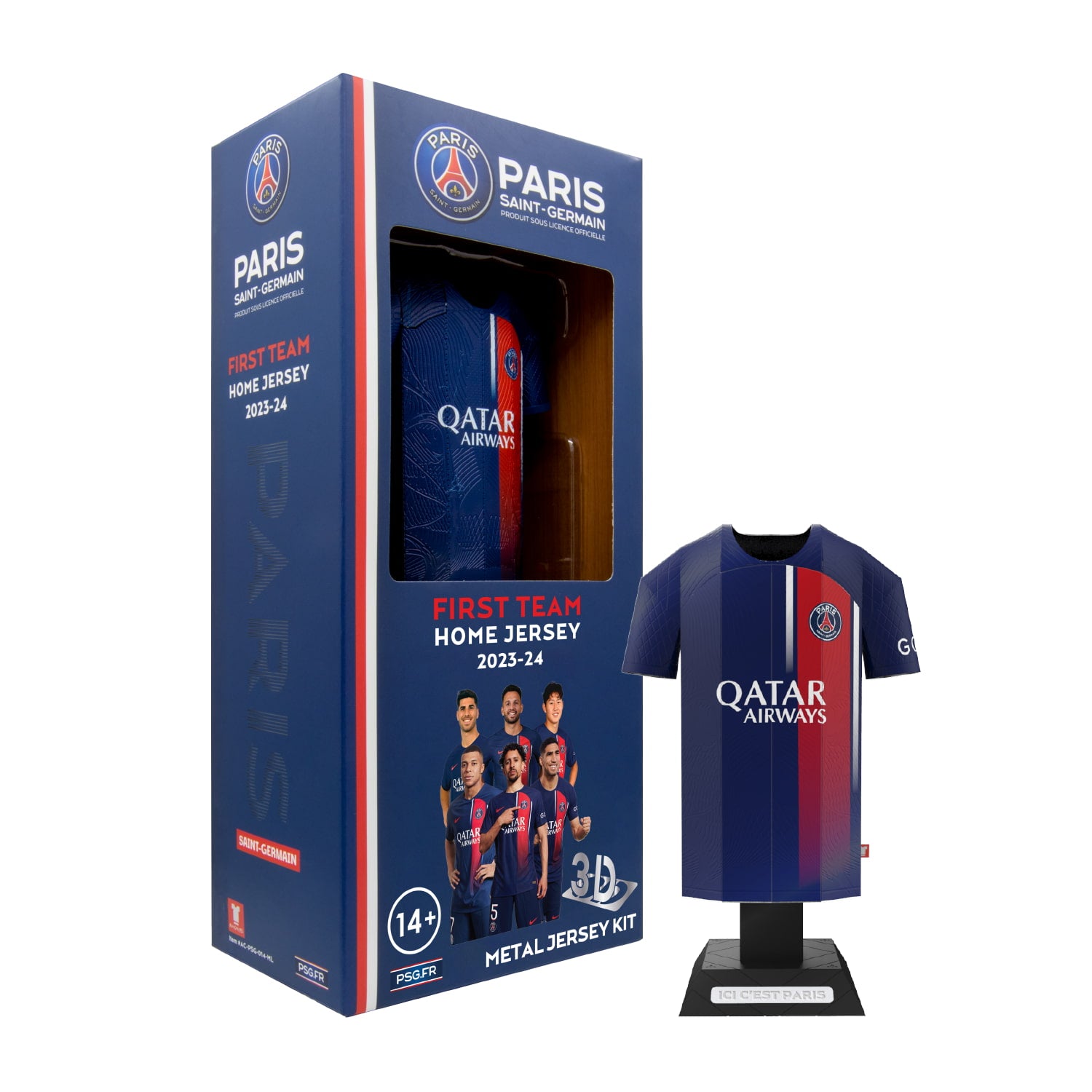 Paris Saint-Germain Alloy Collectors Mini Metal Home Jersey Locker Pack ...
