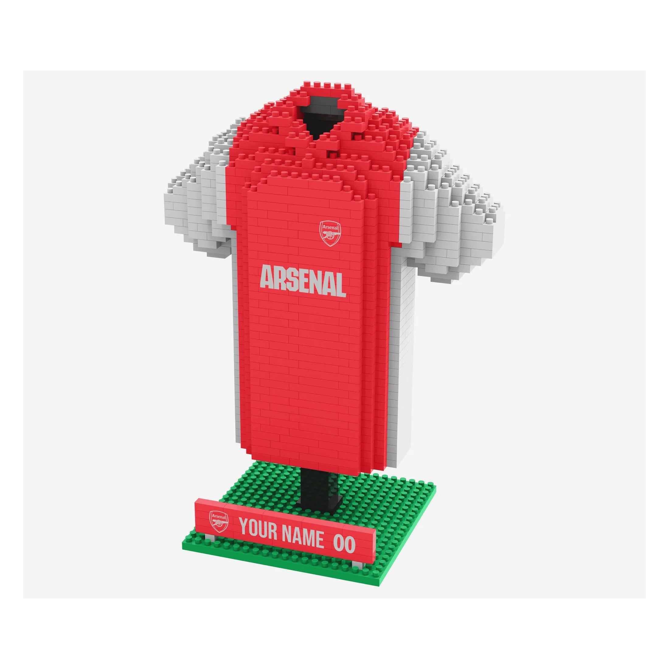 ARSENAL BRXLZ 3D PERSONALIZED JERSEY CONSTRUCTION KIT (918 PIECES) (IN STOCK MAR 27)