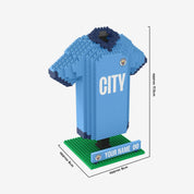 MANCHESTER CITY - BRXLZ 3D PERSONALIZED JERSEY CONSTRUCTION KIT (918 PIECES) (IN STOCK MAR 27)