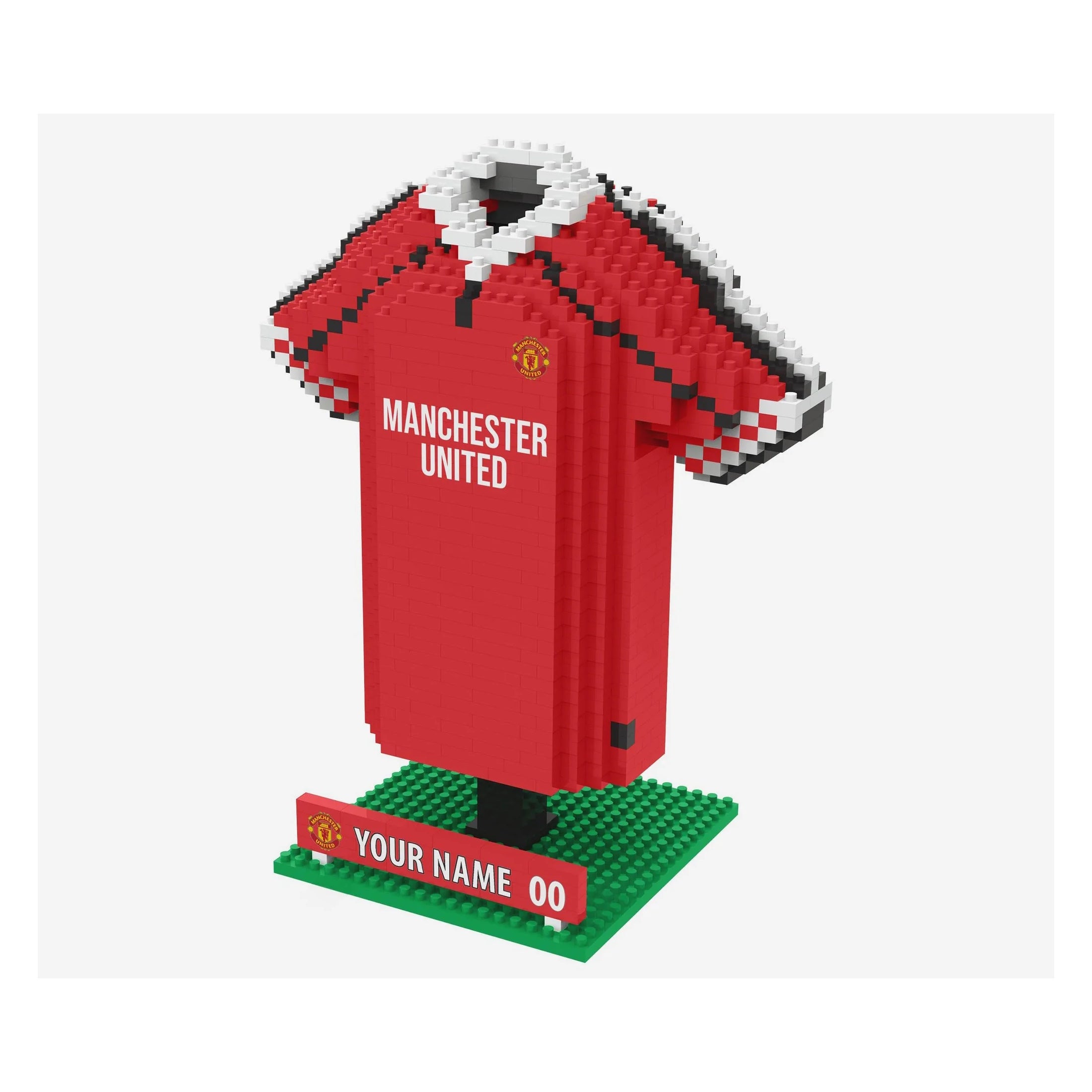 MANCHESTER UNITED - BRXLZ 3D PERSONALIZED JERSEY CONSTRUCTION KIT (1035 PIECES) (IN STOCK MAR 27)