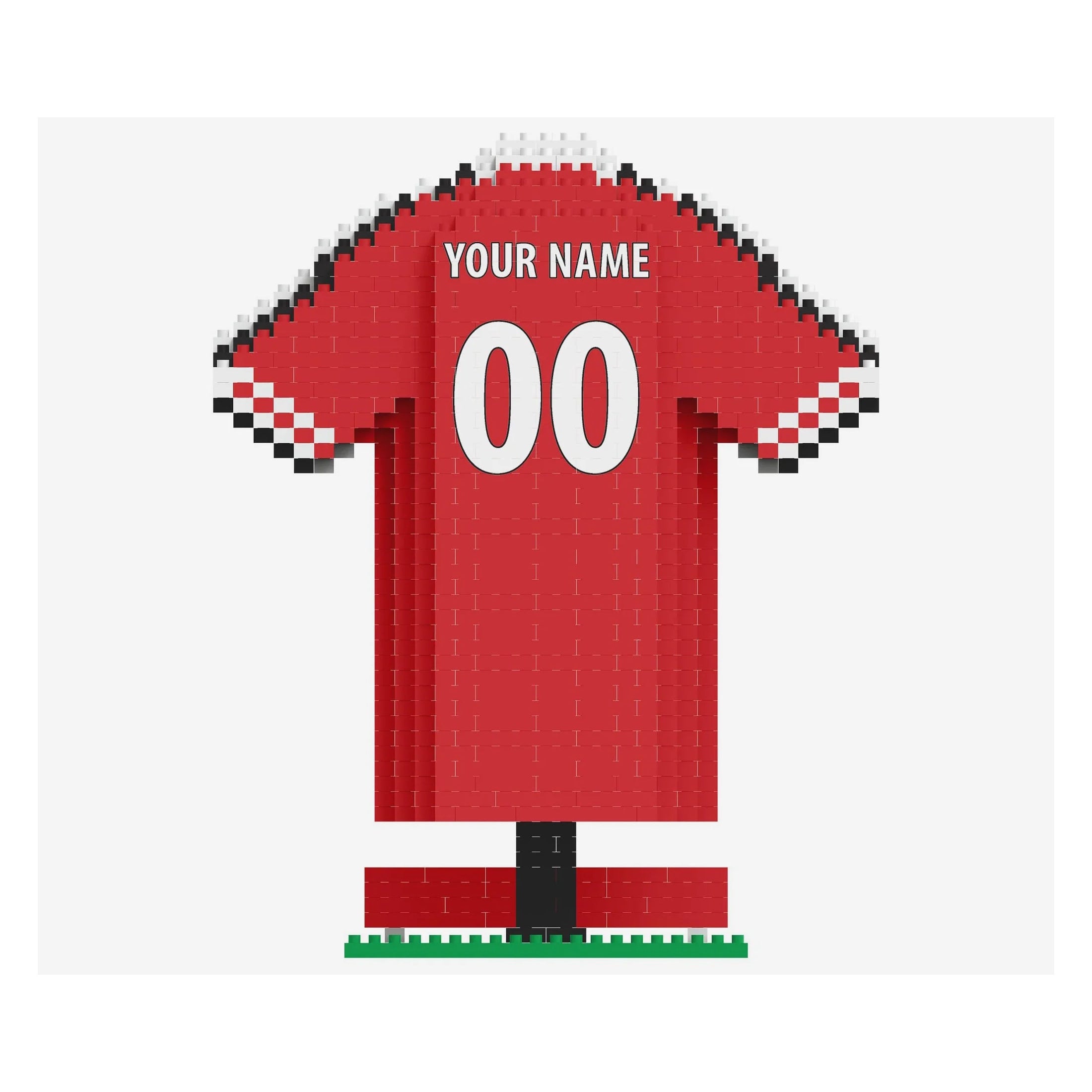 MANCHESTER UNITED - BRXLZ 3D PERSONALIZED JERSEY CONSTRUCTION KIT (1035 PIECES) (IN STOCK MAR 27)