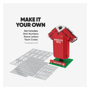 MANCHESTER UNITED - BRXLZ 3D PERSONALIZED JERSEY CONSTRUCTION KIT (1035 PIECES) (IN STOCK MAR 27)