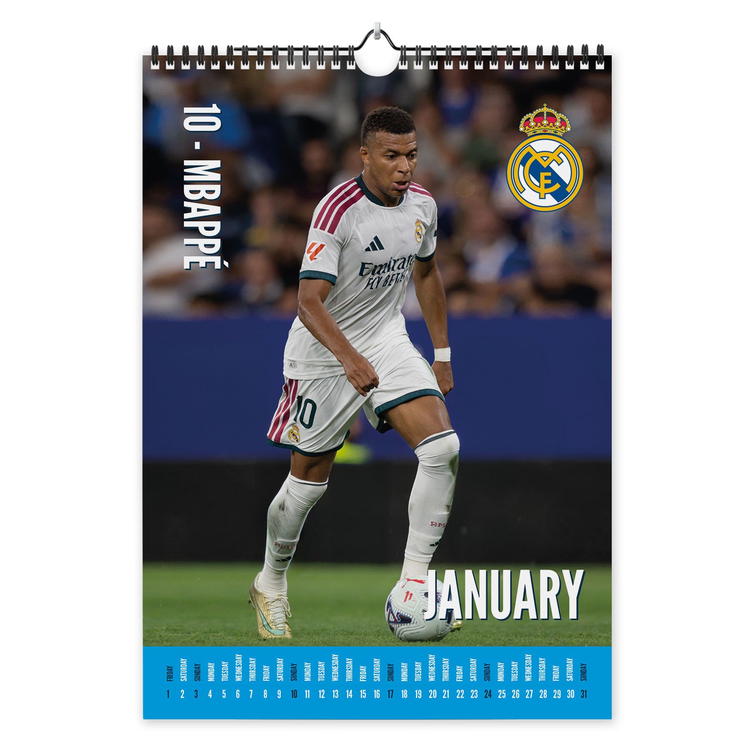 REAL MADRID – 2027 CALENDAR (PREORDER - IN STOCK NOV 9)
