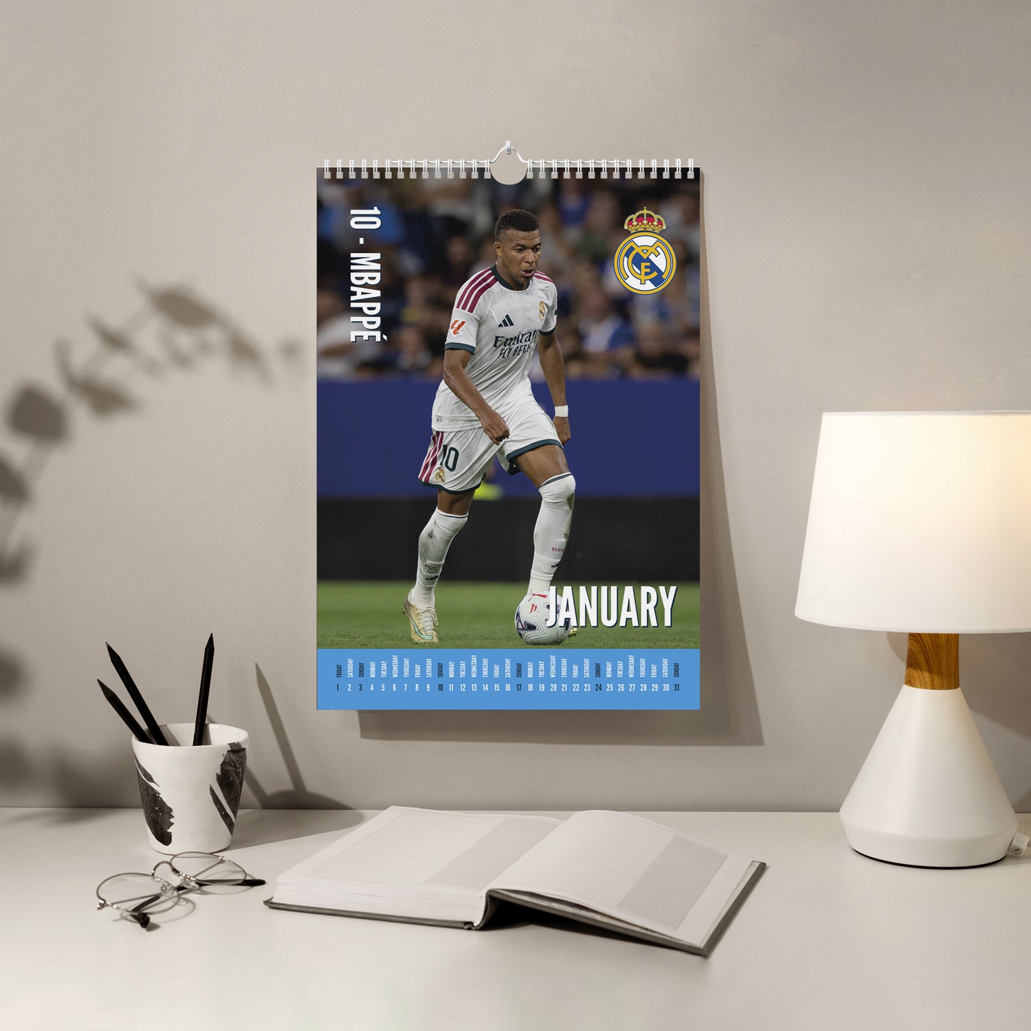 REAL MADRID – 2027 CALENDAR (PREORDER - IN STOCK NOV 9)