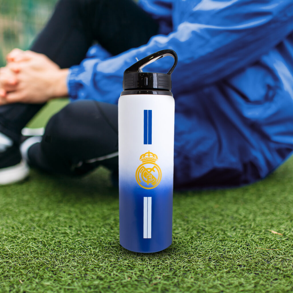 REAL MADRID - ALUMINUM FADE WATER BOTTLE (750 ML)