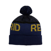 REAL MADRID - BLACK & GOLD POM BEANIE
