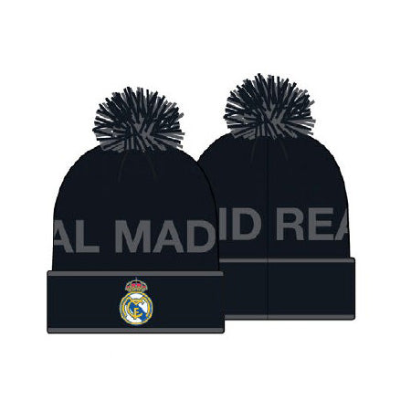 REAL MADRID – BLACK POM BEANIE