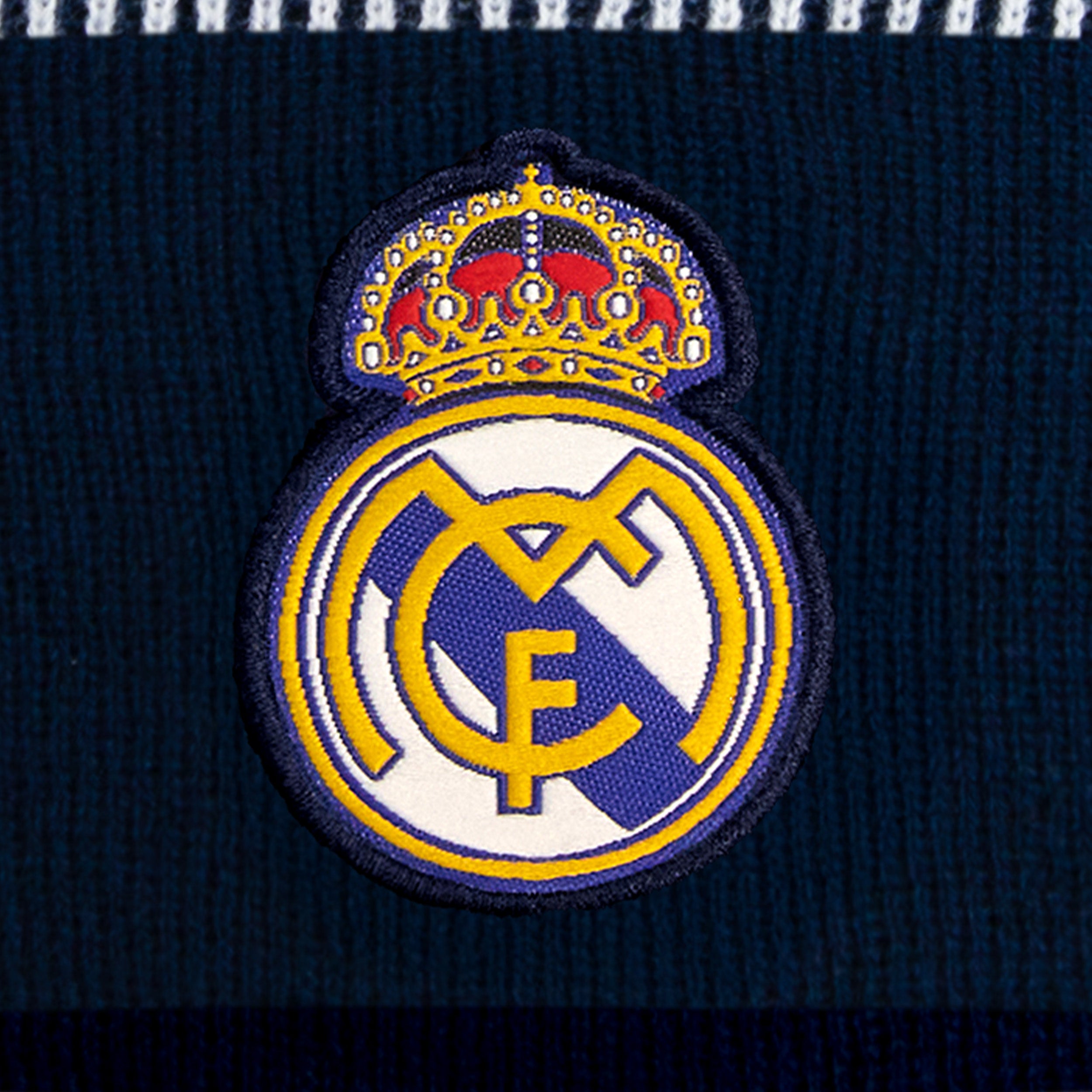 REAL MADRID - MULTI COLOUR POM BEANIE (IN STOCK NOV 14)
