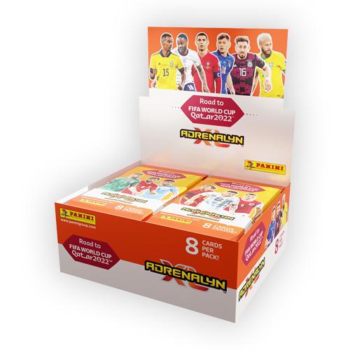 2022 PANINI ADRENALYN XL ROAD TO WORLD CUP CARDS - 24-PACK BOX (192 CARDS)