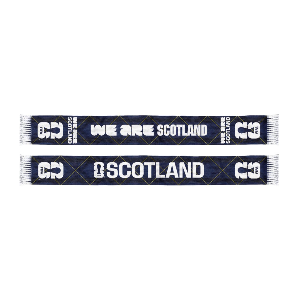SCOTLAND - FIFA WORLD CUP DOUBLE-SIDED PRINTED SCARF (PREORDER - IN STOCK APR 24)