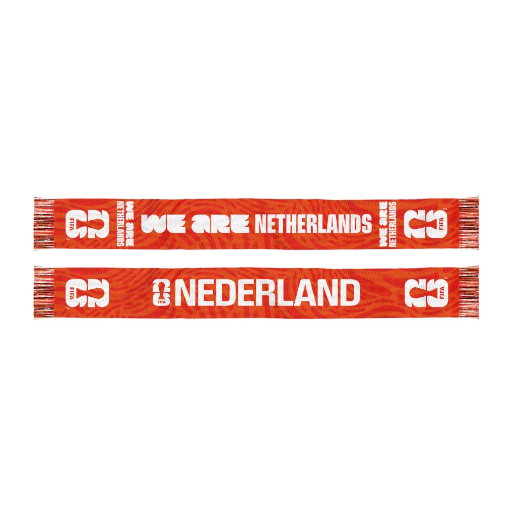 NETHERLANDS - FIFA WORLD CUP DOUBLE-SIDED PRINTED SCARF (PREORDER - IN STOCK APR 24)