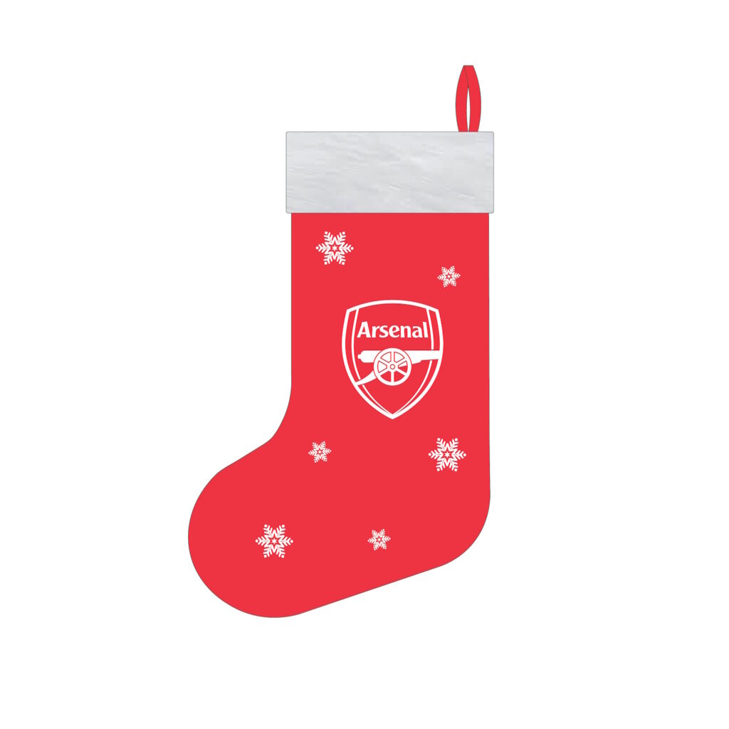 ARSENAL - SNOWFLAKE STOCKING (PREORDER - IN STOCK NOV 22)