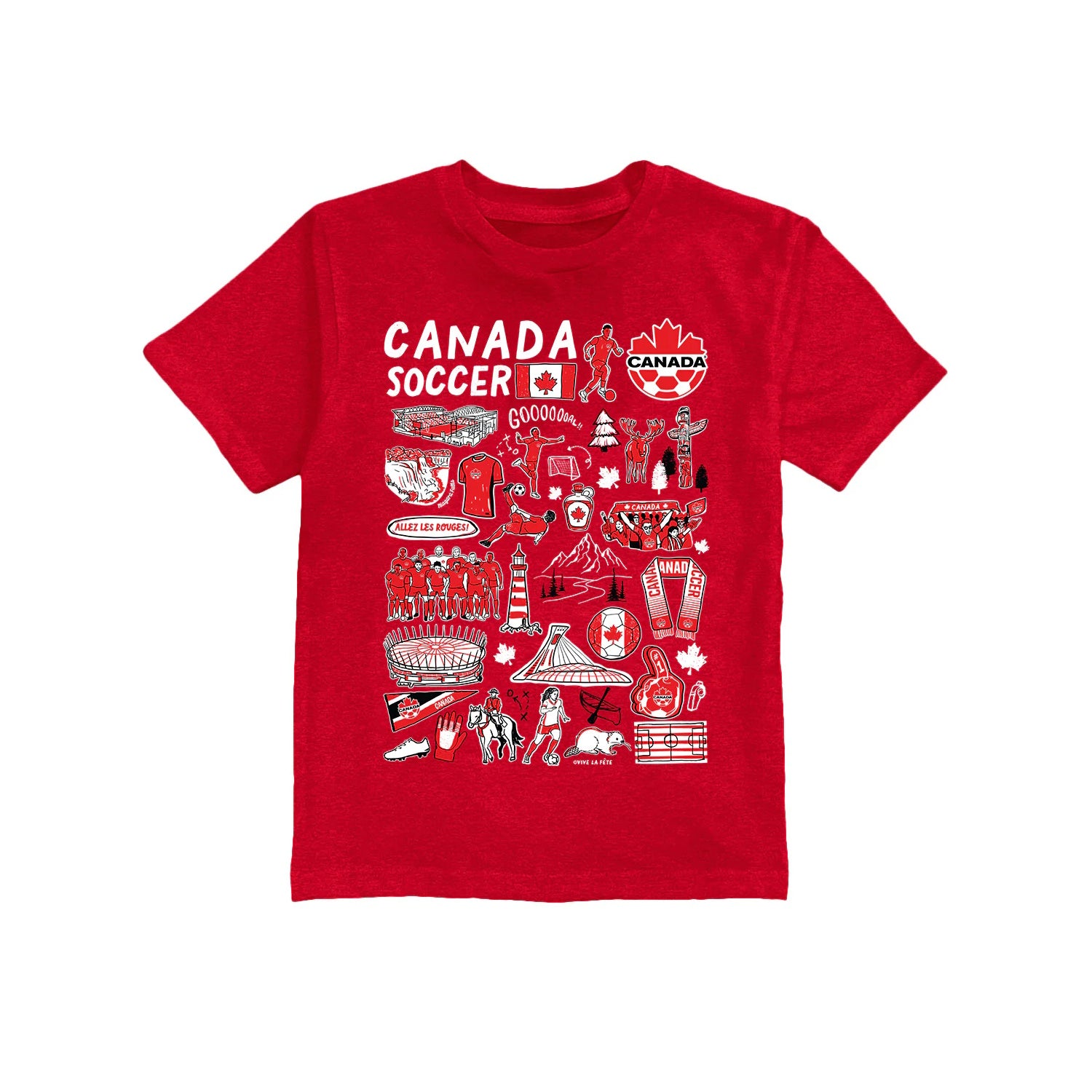 CANADA SOCCER - IMPRESSIONS ARTWORK YOUTH T-SHIRT