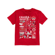 CANADA SOCCER - IMPRESSIONS ARTWORK YOUTH T-SHIRT