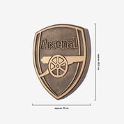 ARSENAL - BRONZE EFFECT WALL SIGN