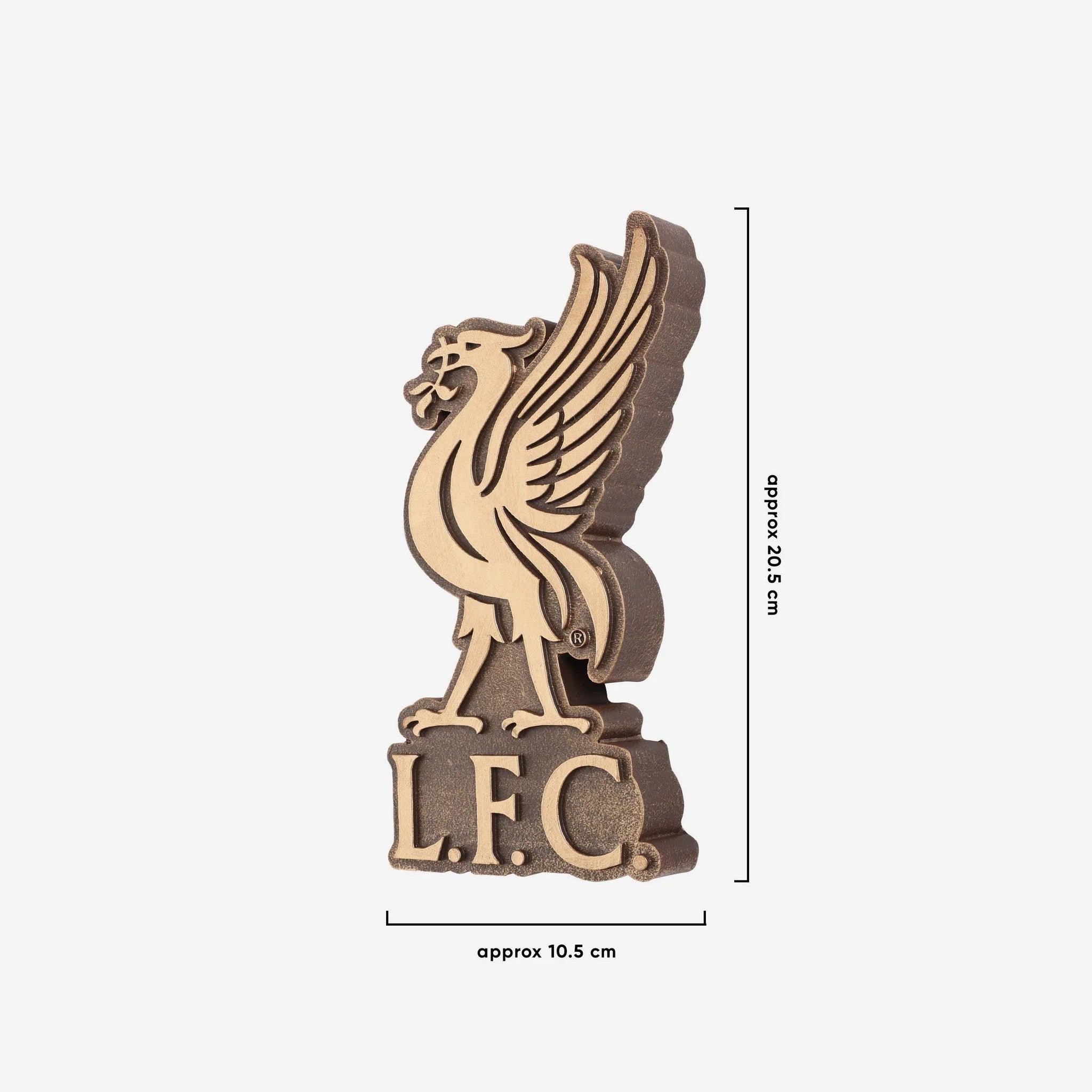 LIVERPOOL - BRONZE EFFECT WALL SIGN