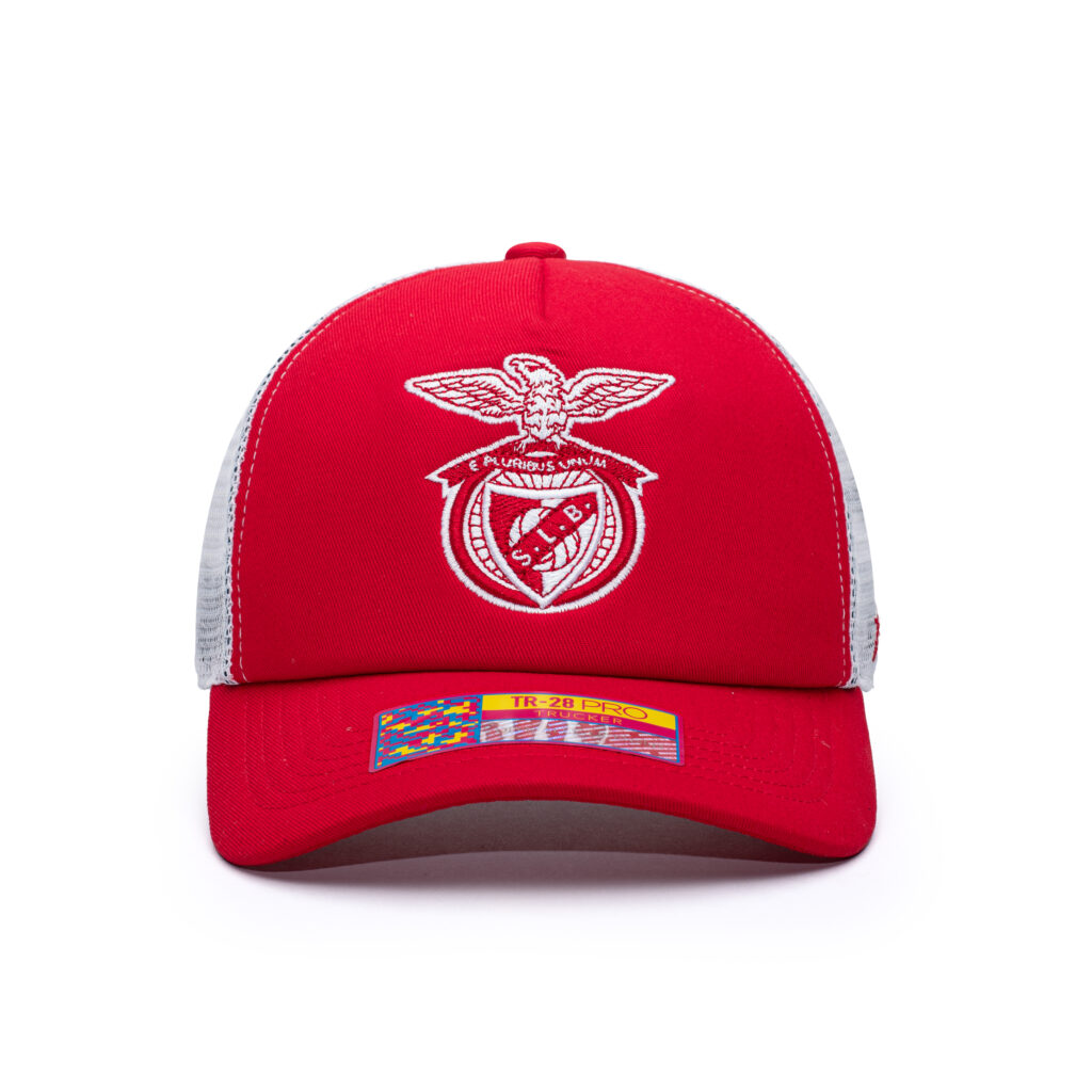 BENFICA - RED & WHITE FOG TRUCKER SNAPBACK HAT (FAN INK)