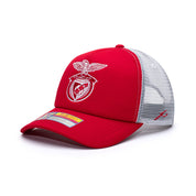 BENFICA - RED & WHITE FOG TRUCKER SNAPBACK HAT (FAN INK)