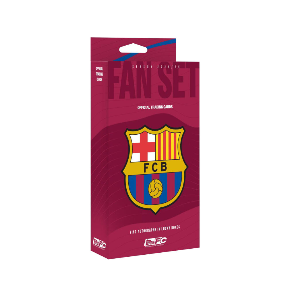 2024-25 TOPPS BARCELONA FAN SET (28 CARDS) (IN STOCK DEC 2)