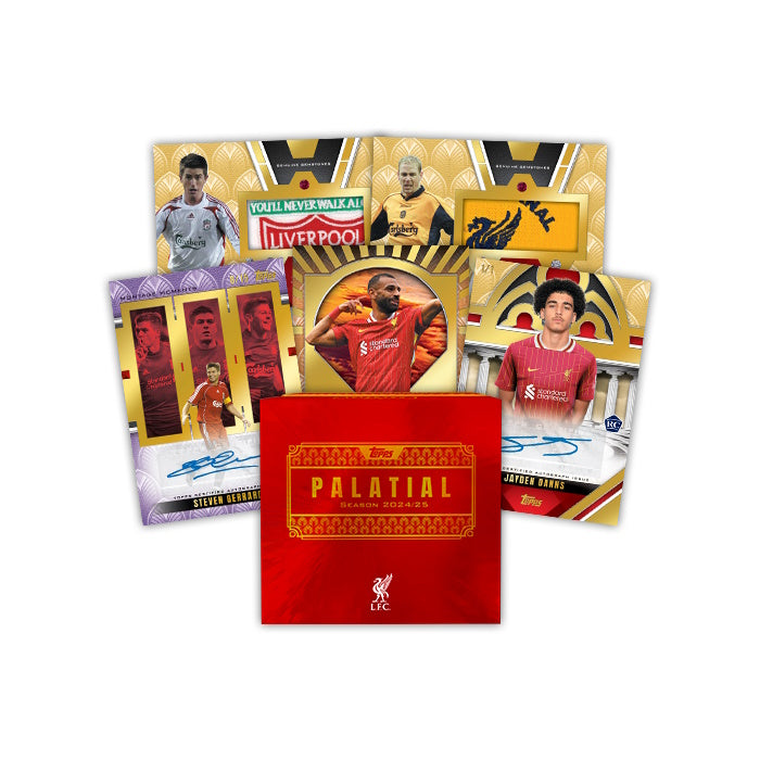 2024-25 TOPPS PALATIAL LIVERPOOL CARDS - HOBBY BOX (5 CARDS)