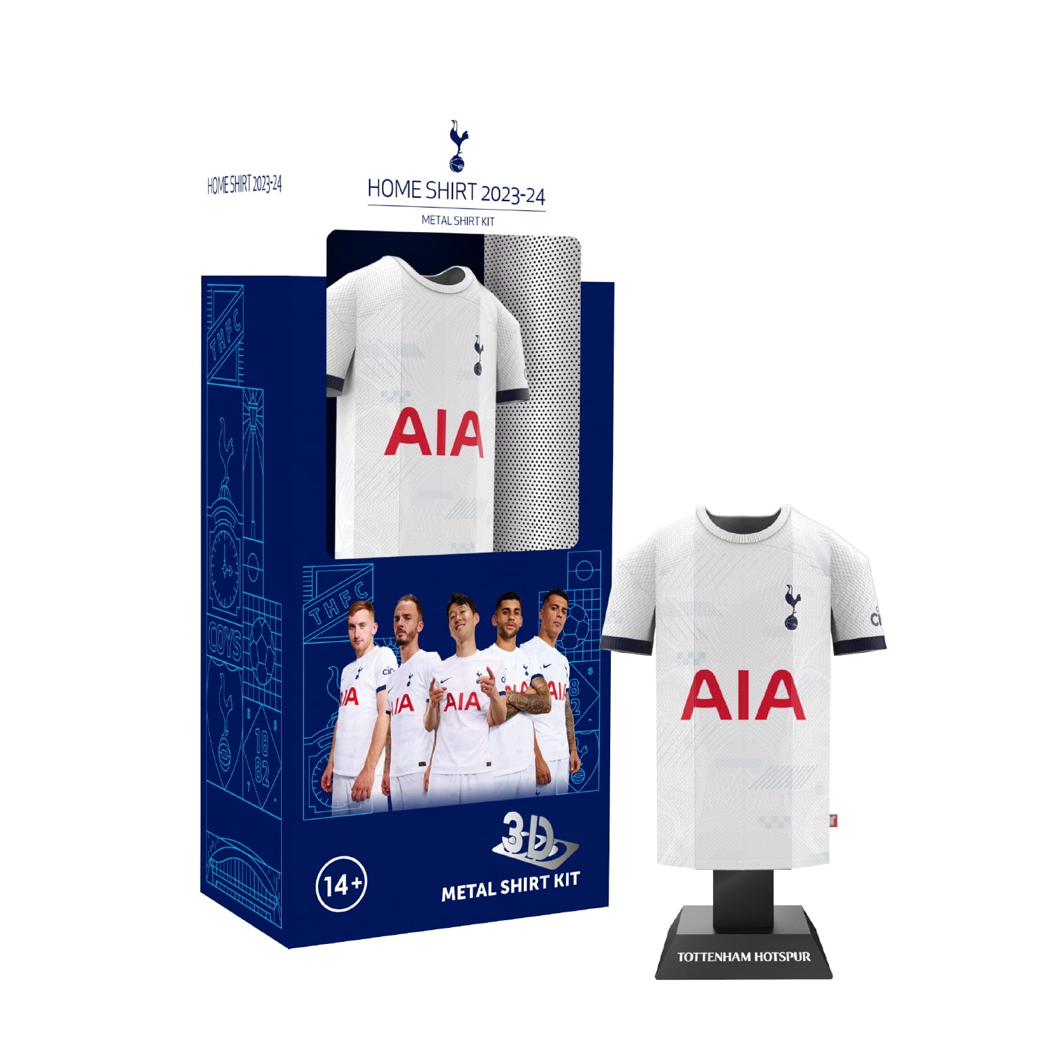 Buy Tottenham Alloy Collectors Mini Metal Home Jersey Locker Pack ...