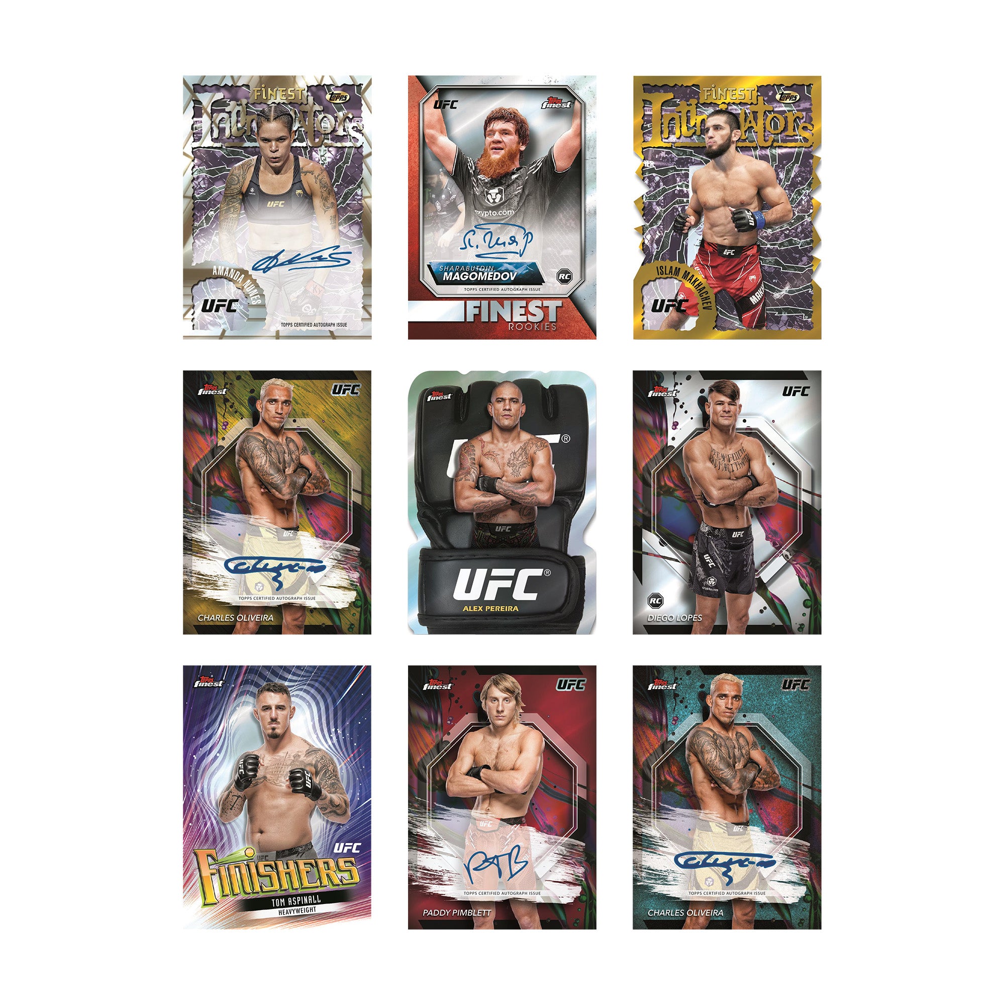 2024 TOPPS FINEST UFC CARDS - VALUE BOX (24 CARDS) (PREORDER - IN STOCK JAN 31)