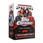 2026 TOPPS CHROME FORMULA 1 CARDS – VALUE BOX (28 CARDS) **LIMIT OF 5 PER CUSTOMER**