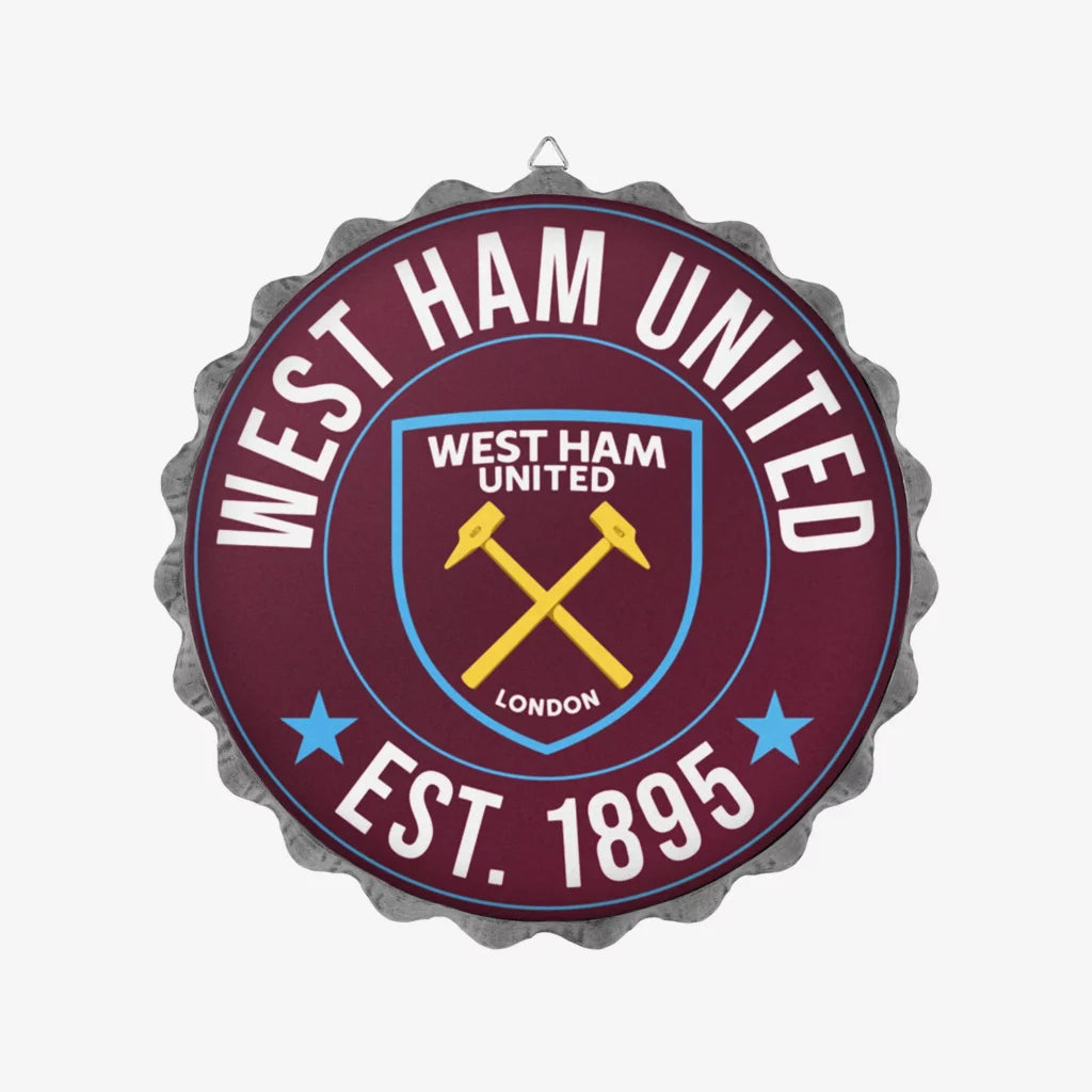 WEST HAM UNITED - BOTTLE CAP SIGN