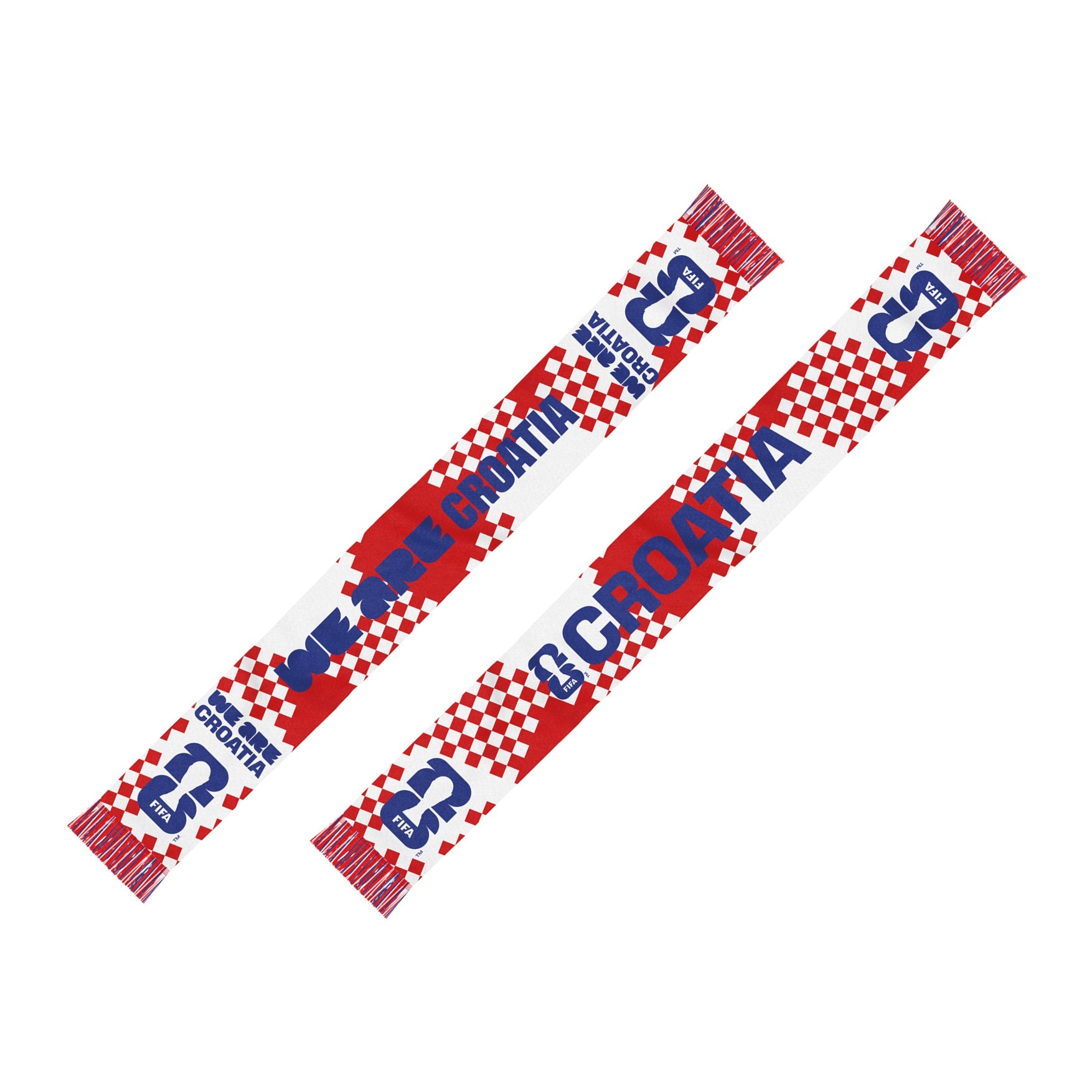 CROATIA - FIFA WORLD CUP DOUBLE-SIDED PRINTED SCARF