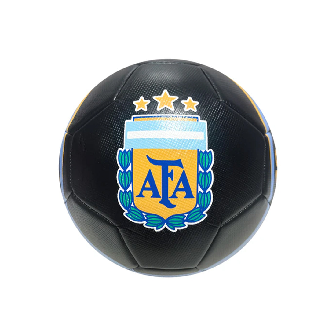ARGENTINA - LIONEL MESSI BLACK & GOLD SOCCER BALL (SIZE 5)
