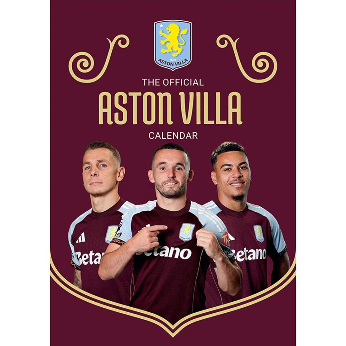 ASTON VILLA – 2027 CALENDAR (IN STOCK NOV 9)