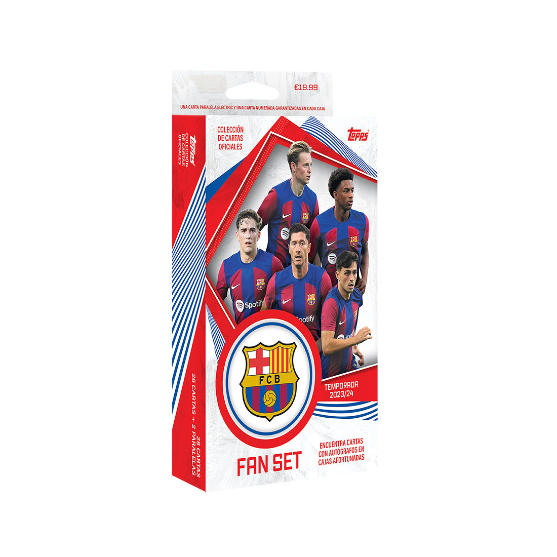 2023-24 TOPPS BARCELONA FAN SET (28 CARDS)